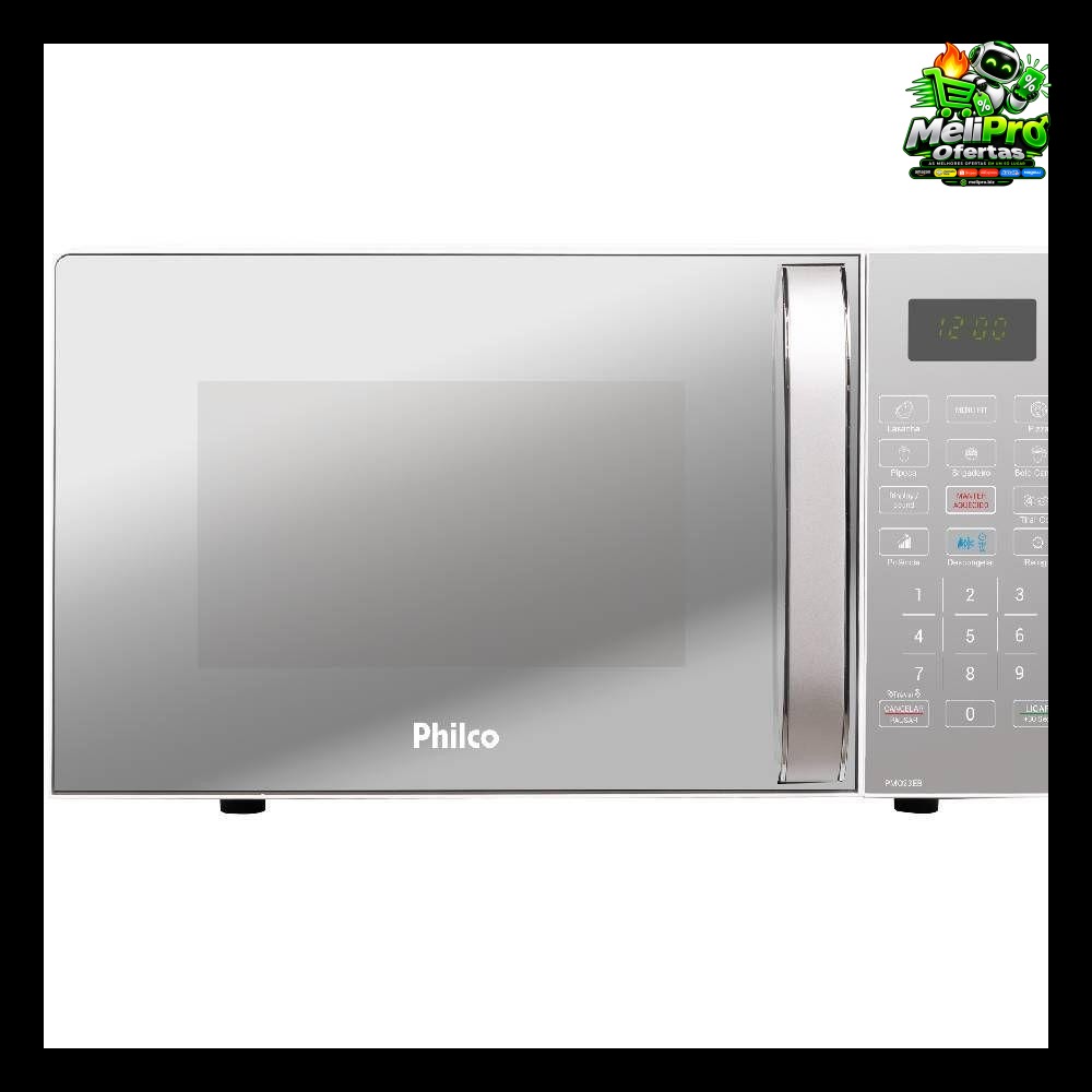 MICRO-ONDAS PHILCO ESPELHADO 20L 220V (PMO23E)
