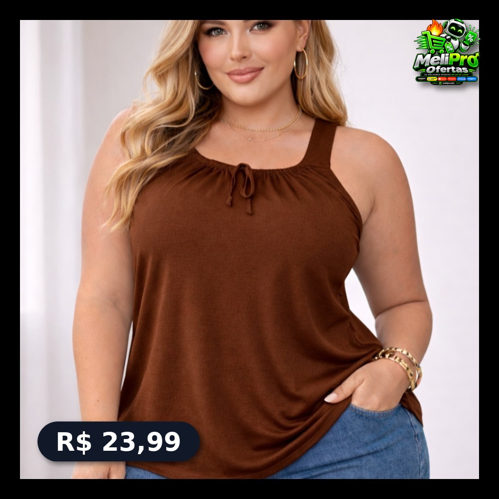 Blusa Regata Feminina do G1 ao G5 Regata