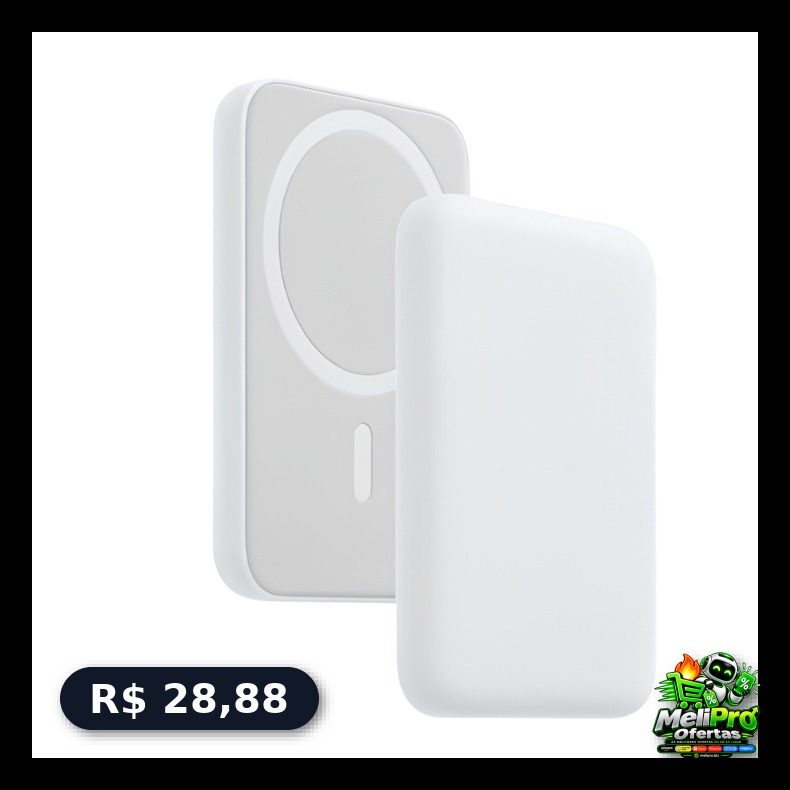 Carregador Sem Fio 5000/10000mAh iPhone