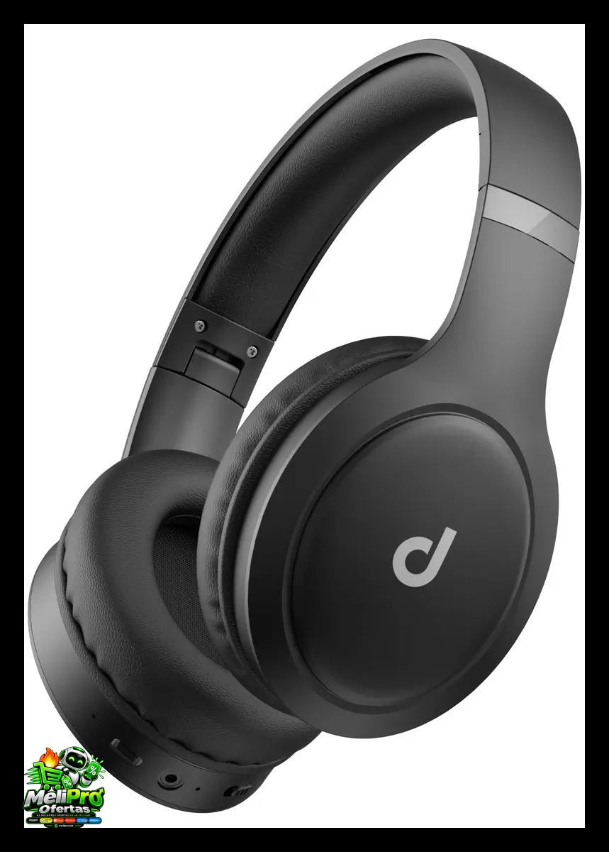 Fone De Ouvido Headphone Dapon H02D Bluetooth 5.1 Over-ear 22h Preto