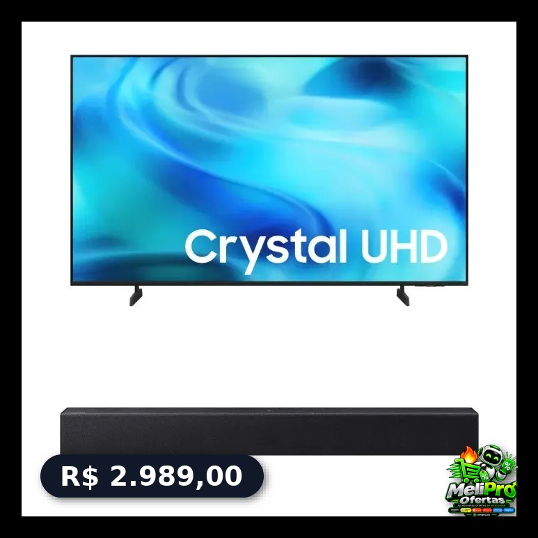 Samsung Smart TV 58" Crystal UHD 4K 2026 + Soundbar Samsung HW-B400F
