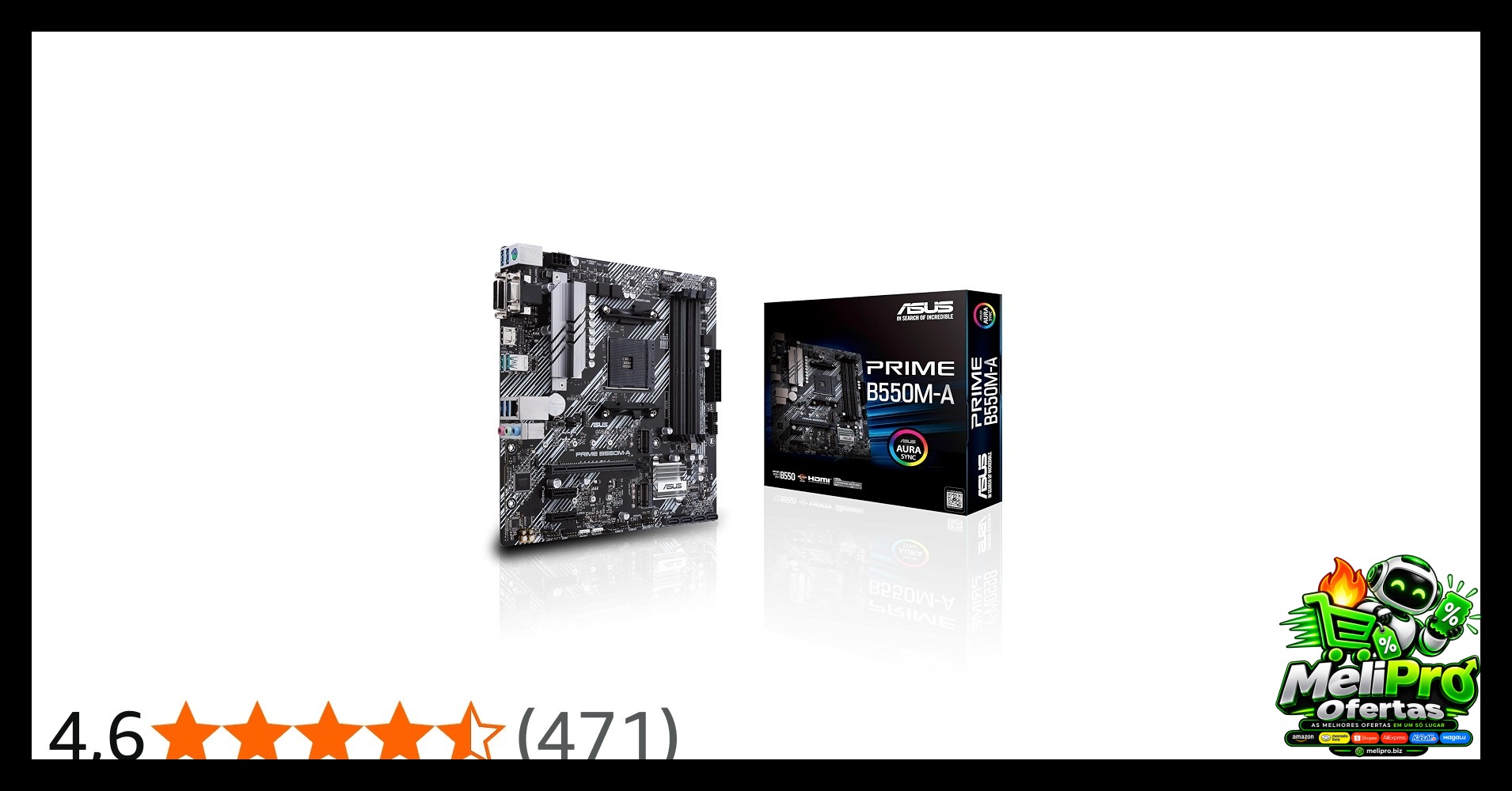 PLACA MAE (AMD) ASUS PRIME B550M-A DDR4 AM4