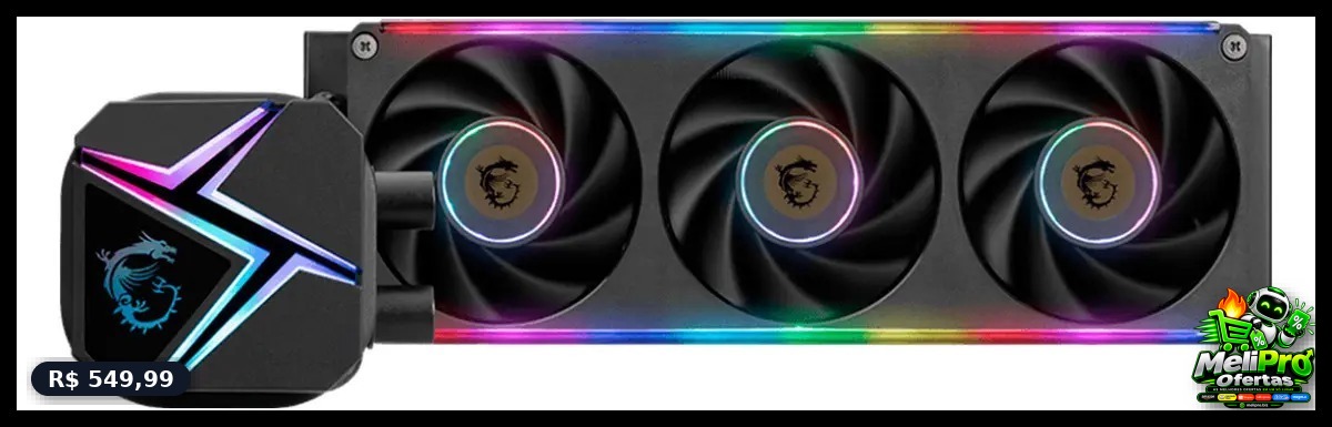 (Parcelado) Refrigerador de líquidos Msi Mag Coreliquid C360 V2 Lga1851 Am5