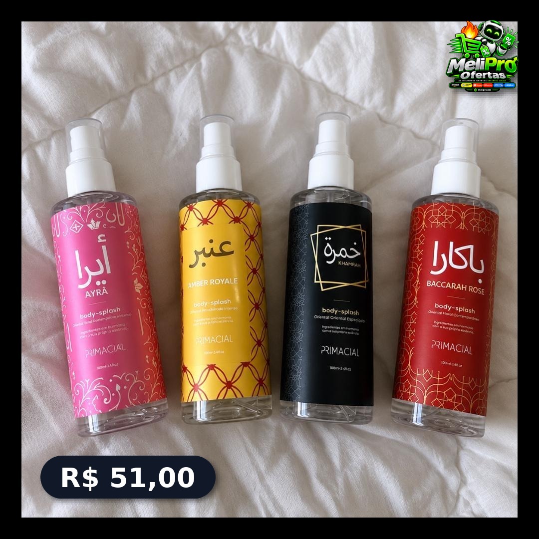 Body Splash Primacial Linha Árabe 100ml