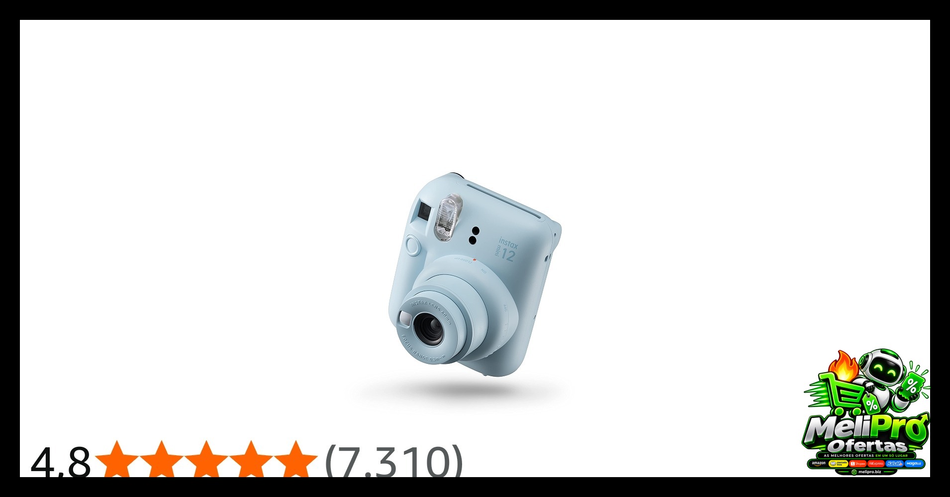 CAMERA INSTAX MINI 12 AZUL CANDY