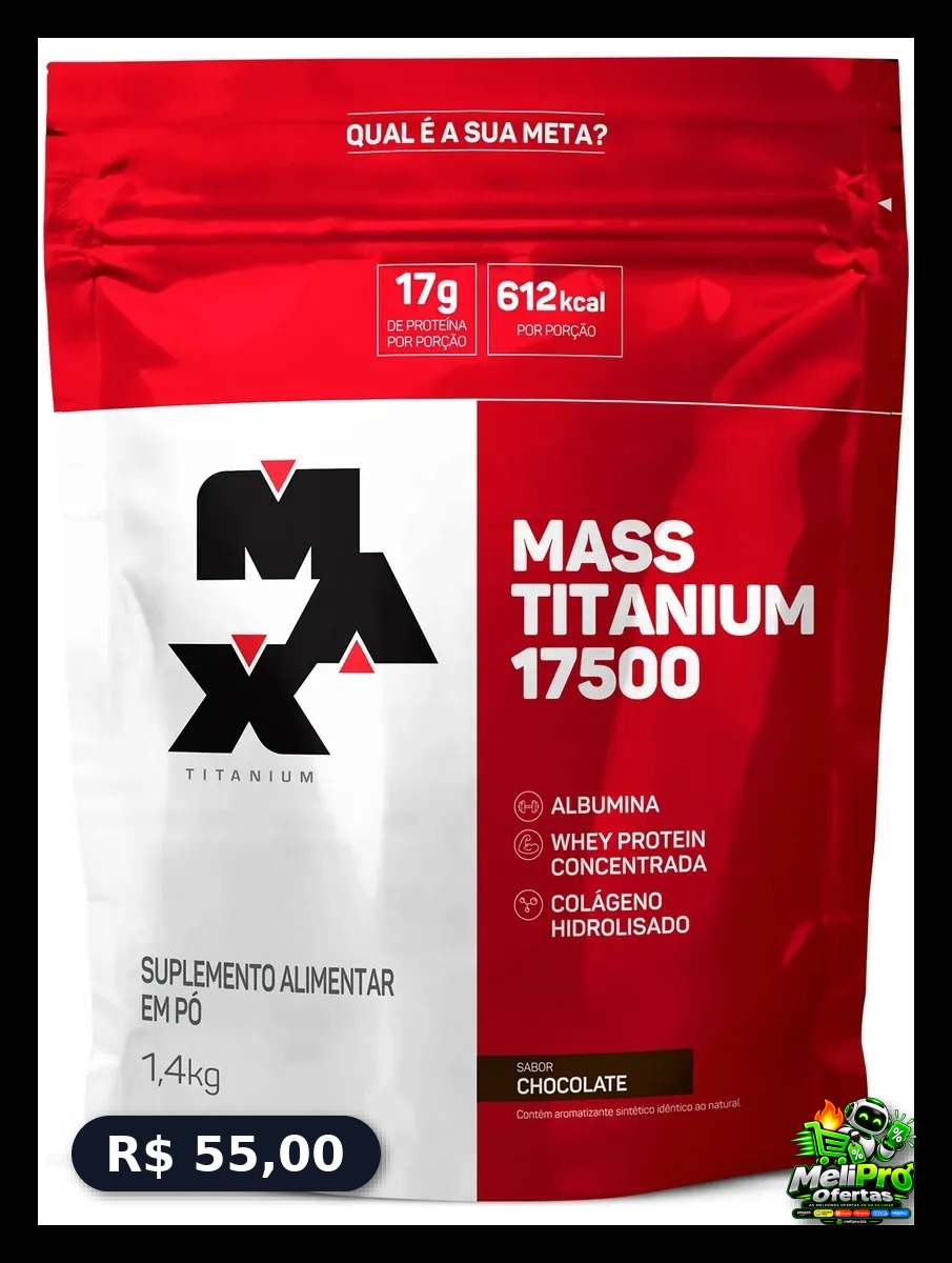 Hipercaló.rico 1,4kg Mass Titanium Max Titanium Chocolate
