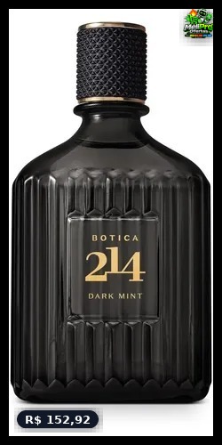 Botica 214 Dark Mint EDP 90ml - O Boticário