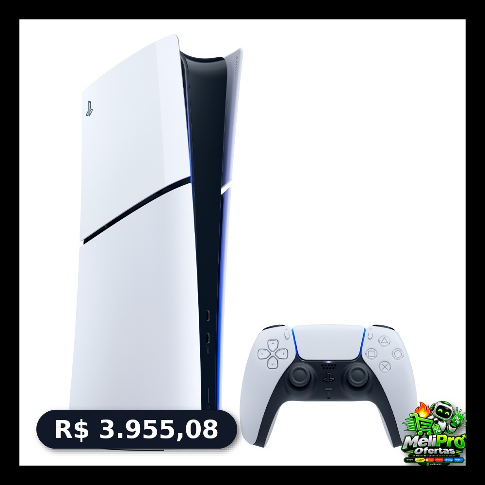 NOVA GERAÇÃO dos games em versão compacta  console PS5 Slim