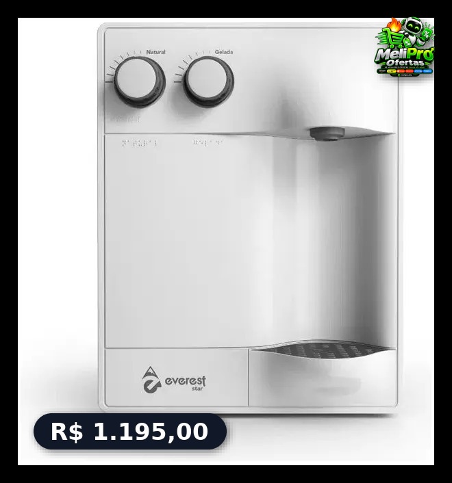 Purificador De Água Everest Slim 60hz Branco 127v