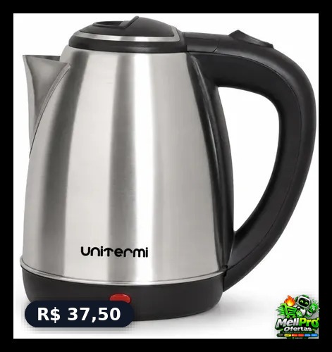 Chaleira Elétrica 1,8L 1200W Atacama Unitermi 127V