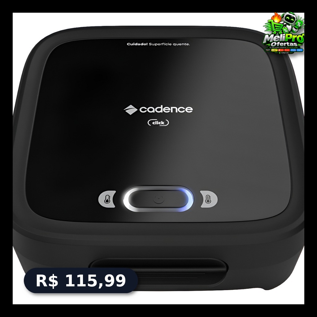 Sanduicheira Elétrica Cadence SAN400 750W Preto