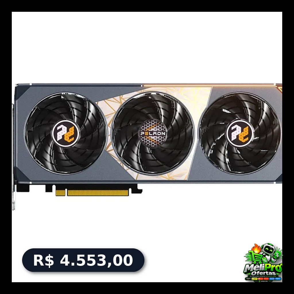 Placa de Vídeo PELADN RTX 4070, 12GB, GDDR6X, 192-bit, RTX 4070 12GD6X