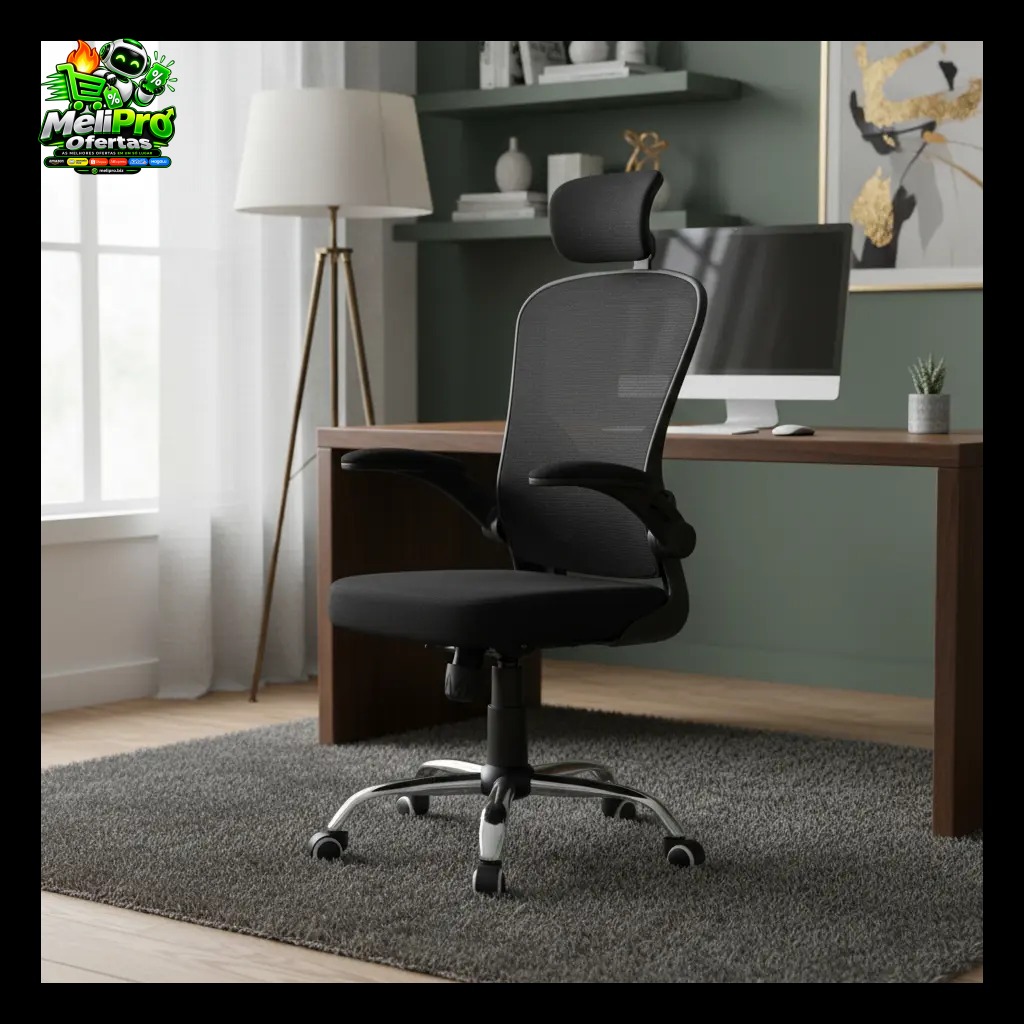 Cadeira De Escritório Ergonômica Giratória B100 Boston