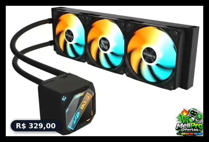 Water Cooler Led Sincronizável Gigabyte Gaming 360 Argb