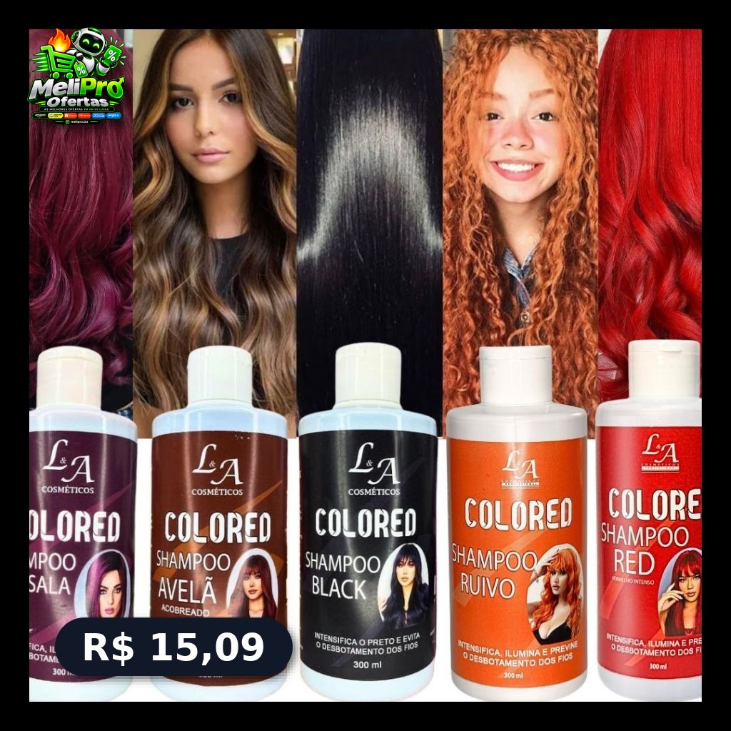 Shampoo Escurecedor para Cabelos Brancos 300ml