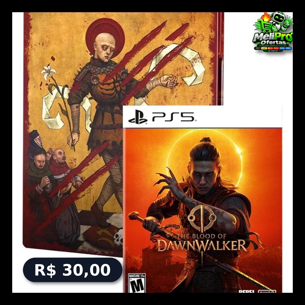 The Blood of Dawnwalker Steelbook Edition PS5 Midia Fisica