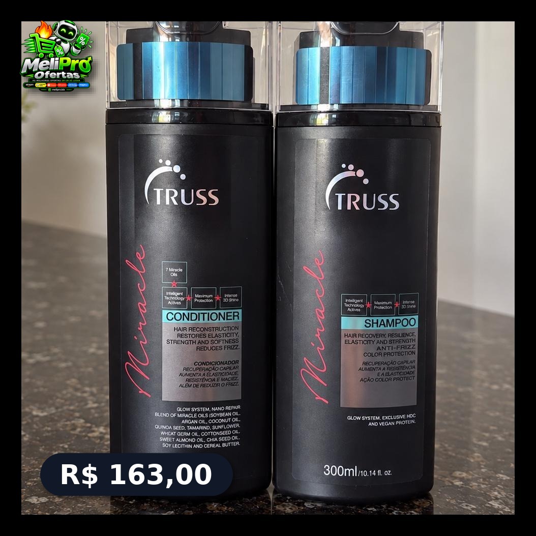 Kit Truss Miracle (Shampoo 300ml + Condicionador 300ml)