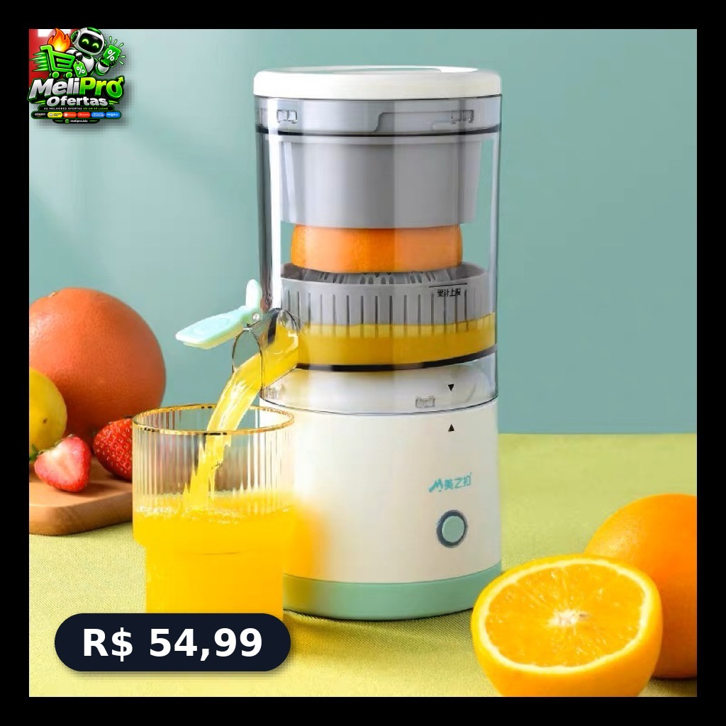 Espremedor Elétrico Industrial Inox p/ Suco de Laranja,