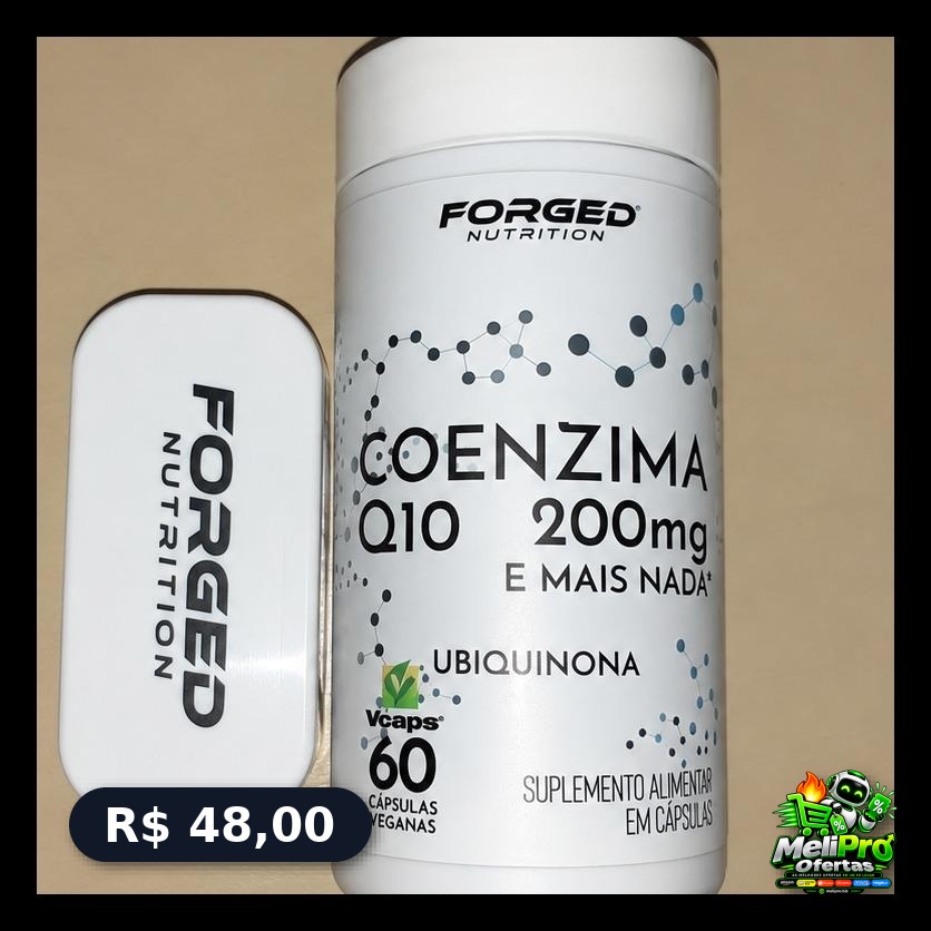 Coenzima Q10 200mg 60 Cápsulas Forged Nutrition