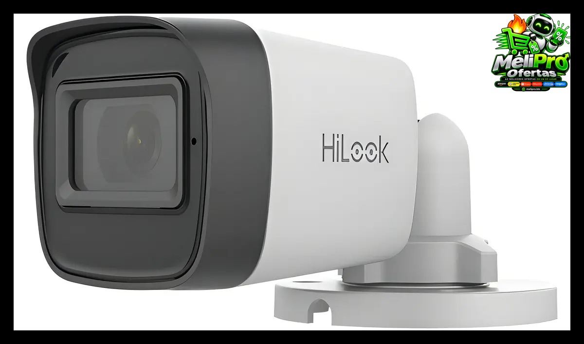 Câmera Bullet 1080p 25m 2.8mm Thc-b120-pic Hilook Hikvision Branco
