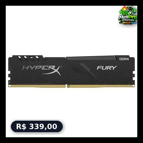 Memória RAM BEAST PRETO 8GB 1 HyperX HX424C15FB/8 UDIMM