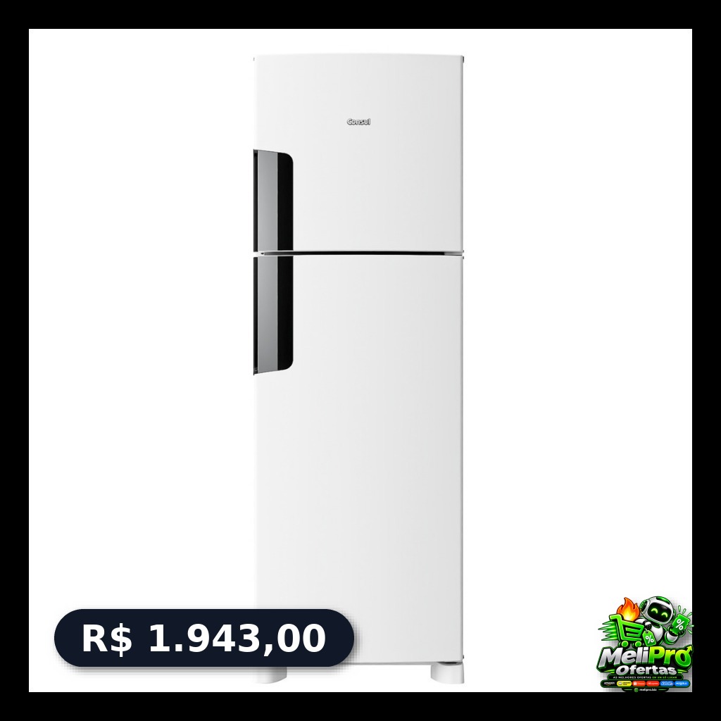 Geladeira Consul Frost Free Duplex 377 Litros Branco 127V