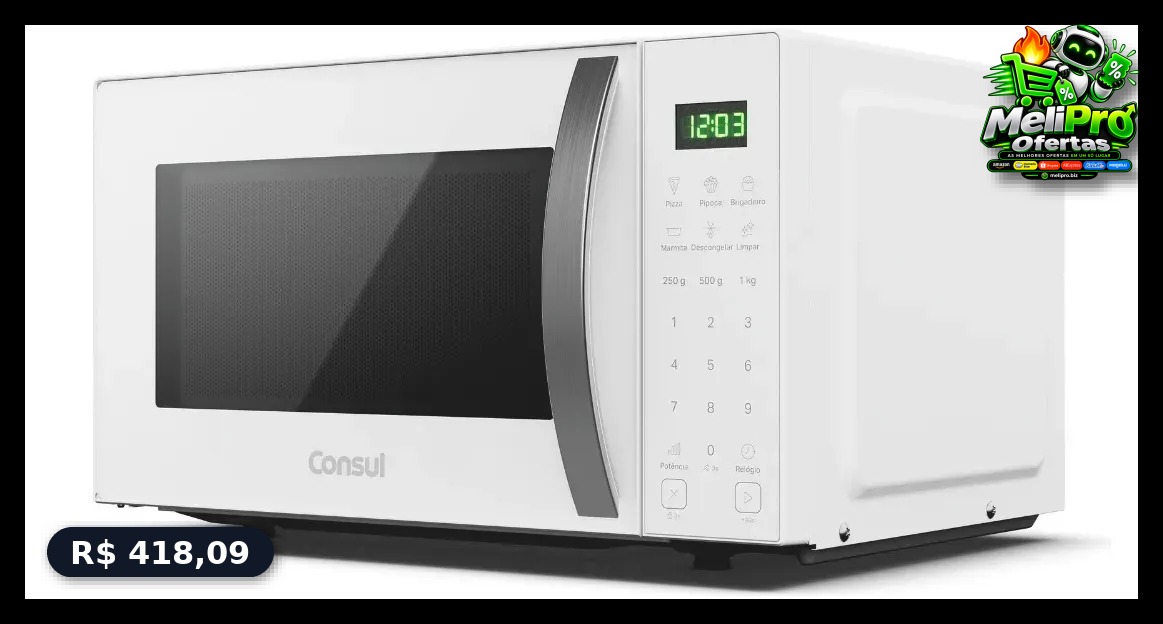 Micro-ondas Consul 23 Litros Função Marmita - CMS23A