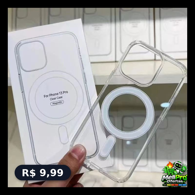 Capa Capinha Magnética Space Transparente Anti Impacto TPU