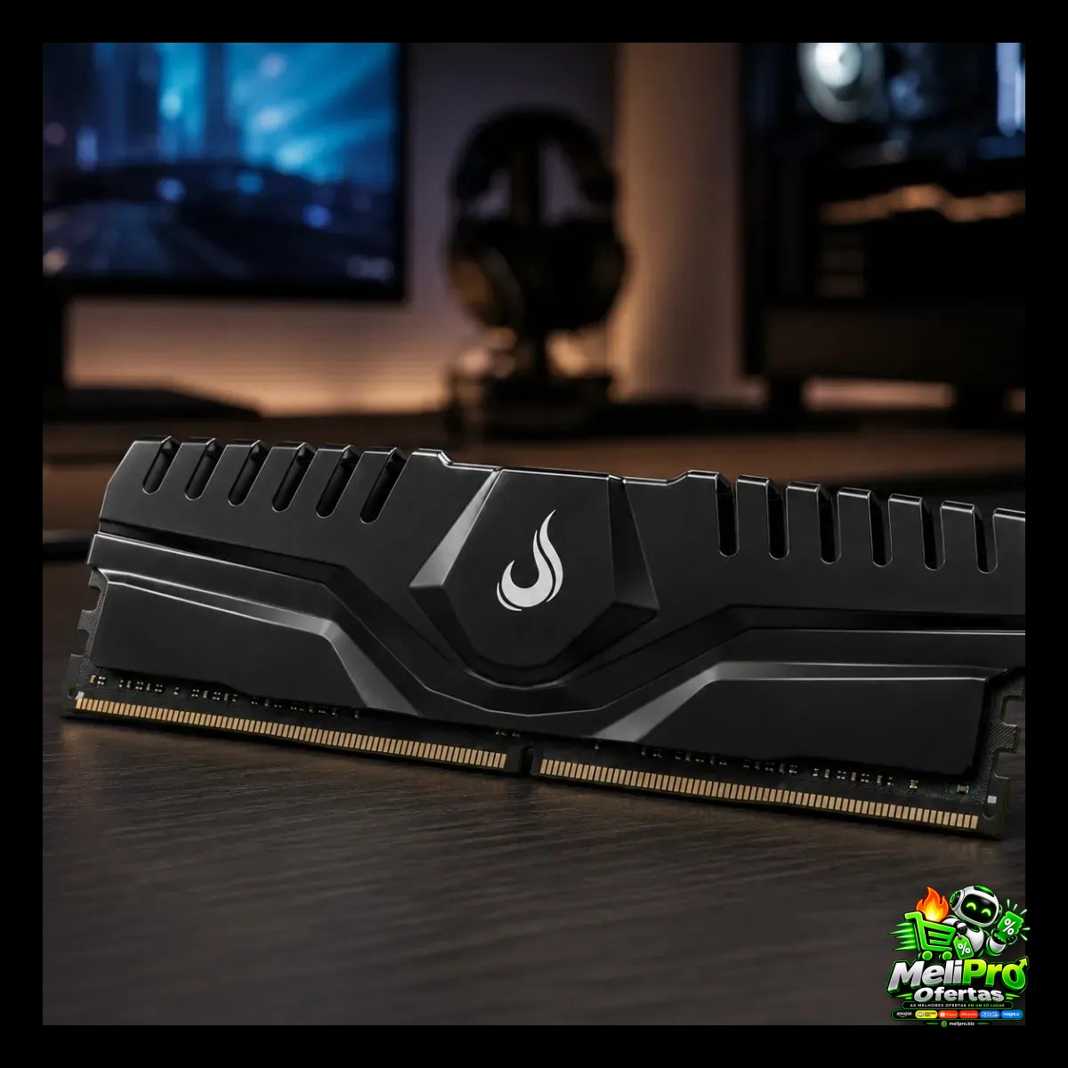 Memória Ram 16GB Ddr4 | Rise Mode | 3200mhz | Z Series Preto