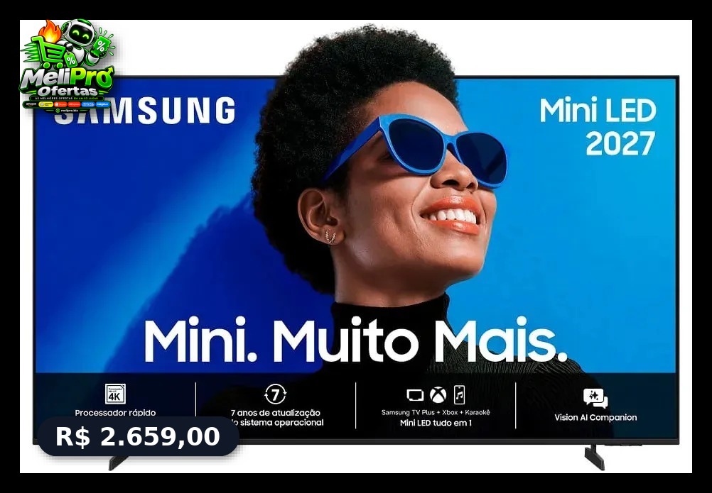 Samsung Smart TV 55" Mini LED 4K M75H 26/2027